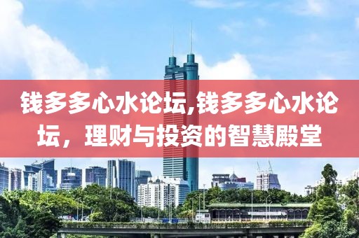 钱多多心水论坛,钱多多心水论坛，理财与投资的智慧殿堂