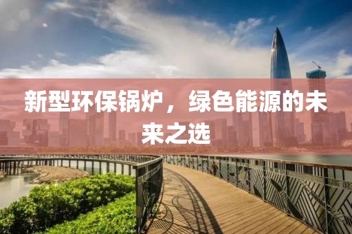 新型环保锅炉，绿色能源的未来之选