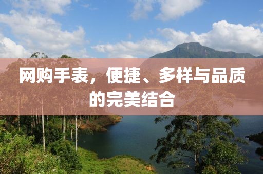 网购手表，便捷、多样与品质的完美结合
