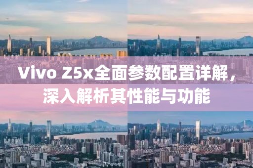 Vivo Z5x全面参数配置详解，深入解析其性能与功能