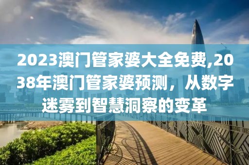 2023澳门管家婆大全免费,2038年澳门管家婆预测，从数字迷雾到智慧洞察的变革