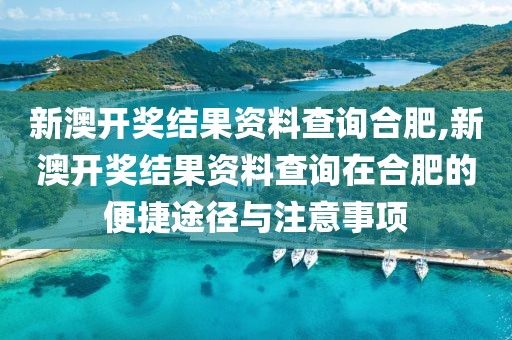 新澳开奖结果资料查询合肥,新澳开奖结果资料查询在合肥的便捷途径与注意事项