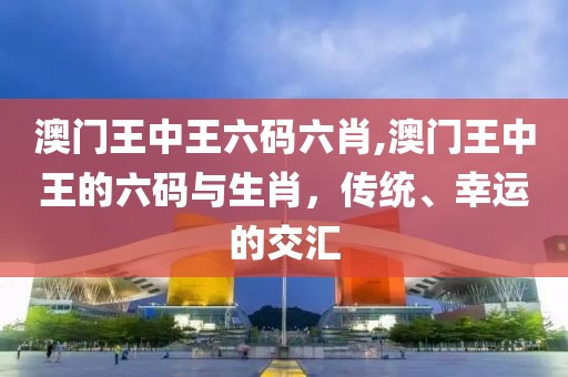 澳门王中王六码六肖,澳门王中王的六码与生肖，传统、幸运的交汇