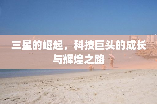 三星的崛起，科技巨头的成长与辉煌之路