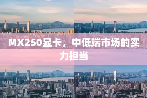 MX250显卡，中低端市场的实力担当