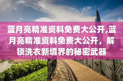 蓝月亮精准资料免费大公开,蓝月亮精准资料免费大公开，解锁洗衣新境界的秘密武器