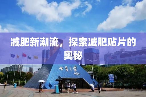 减肥贴片