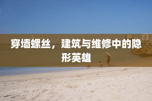 穿墙螺丝，建筑与维修中的隐形英雄