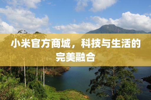 小米官方商城，科技与生活的完美融合