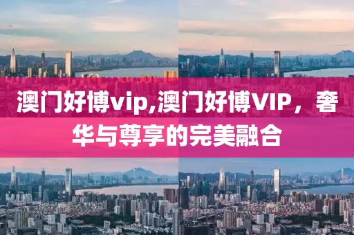 澳门好博vip,澳门好博VIP，奢华与尊享的完美融合