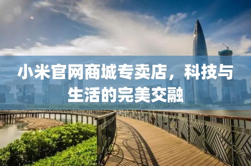 小米官网商城专卖店，科技与生活的完美交融