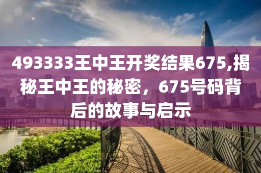 493333王中王开奖结果675,揭秘王中王的秘密，675号码背后的故事与启示