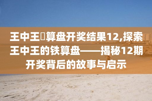 王中王鉄算盘