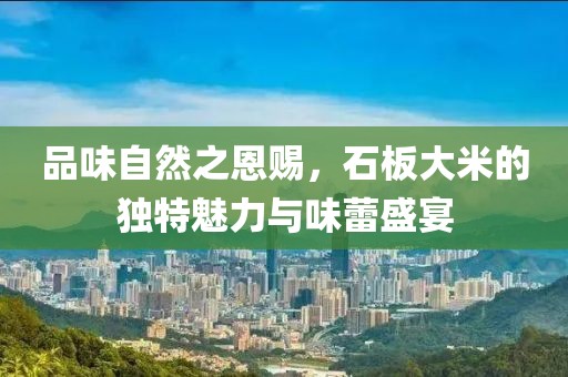 品味自然之恩赐，石板大米的独特魅力与味蕾盛宴