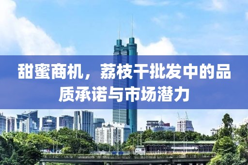 甜蜜商机，荔枝干批发中的品质承诺与市场潜力