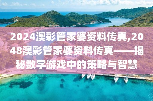 2024澳彩管家婆资料传真,2048澳彩管家婆资料传真——揭秘数字游戏中的策略与智慧
