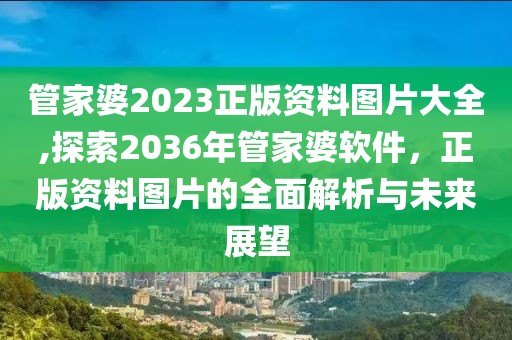 管家婆2023正版资料图片大全,探索2036年管家婆软件，正版资料图片的全面解析与未来展望