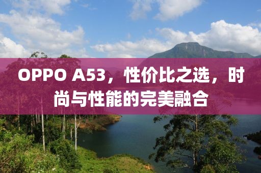 OPPO A53，性价比之选，时尚与性能的完美融合