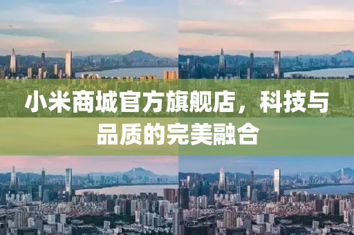 小米商城官方旗舰店，科技与品质的完美融合