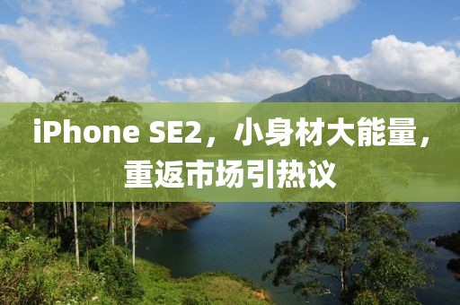 iPhone SE2，小身材大能量，重返市场引热议