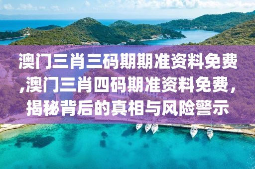 澳门三肖三码期期准资料免费,澳门三肖四码期准资料免费，揭秘背后的真相与风险警示
