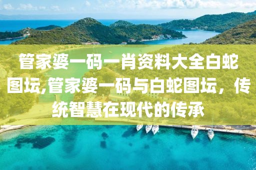 管家婆一码一肖资料大全白蛇图坛,管家婆一码与白蛇图坛，传统智慧在现代的传承