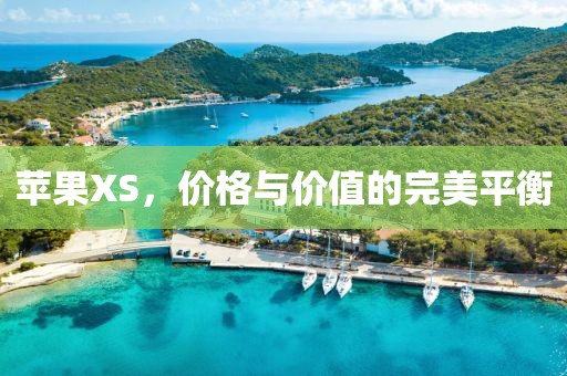 苹果XS，价格与价值的完美平衡