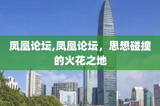 凤凰论坛,凤凰论坛，思想碰撞的火花之地
