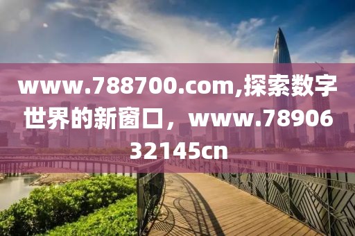 www.788700.com,探索数字世界的新窗口，www.7890632145cn