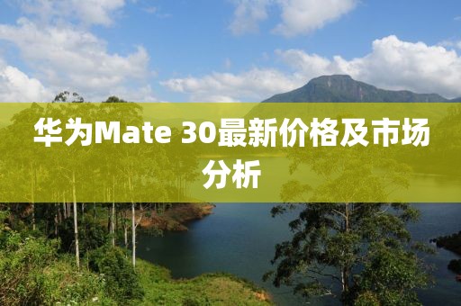 华为Mate 30最新价格及市场分析