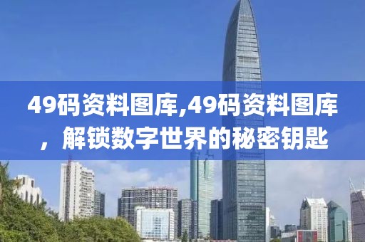49码资料图库,49码资料图库，解锁数字世界的秘密钥匙