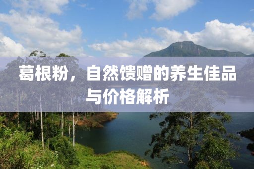 葛根粉，自然馈赠的养生佳品与价格解析