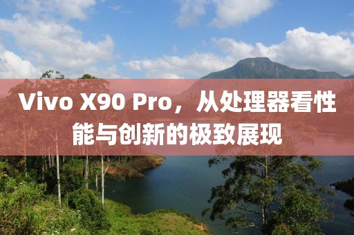 Vivo X90 Pro，从处理器看性能与创新的极致展现