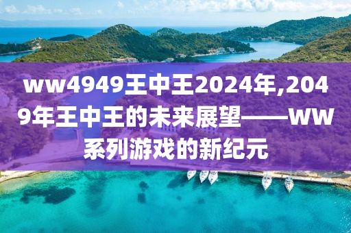 ww4949王中王2024年