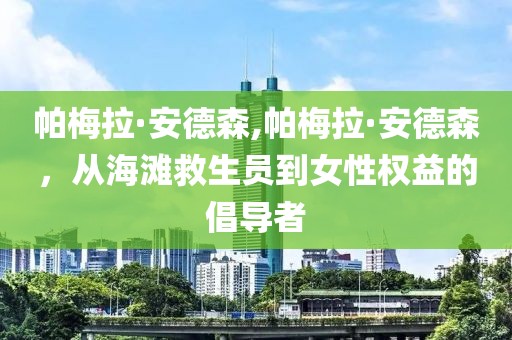 帕梅拉·安德森,帕梅拉·安德森，从海滩救生员到女性权益的倡导者