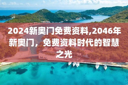 2024新奥门免费资料,2046年新奥门，免费资料时代的智慧之光