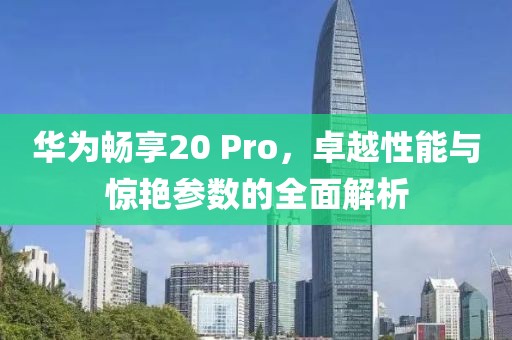 华为畅享20 Pro