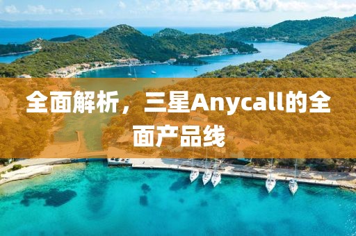 全面解析，三星Anycall的全面产品线