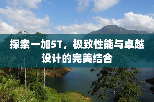 探索一加5T，极致性能与卓越设计的完美结合