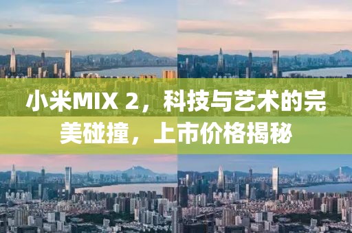 小米MIX 2，科技与艺术的完美碰撞，上市价格揭秘