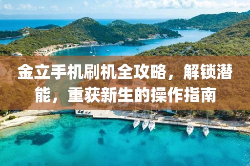 金立手机刷机全攻略，解锁潜能，重获新生的操作指南