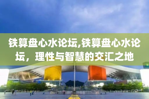 铁算盘心水论坛,铁算盘心水论坛，理性与智慧的交汇之地