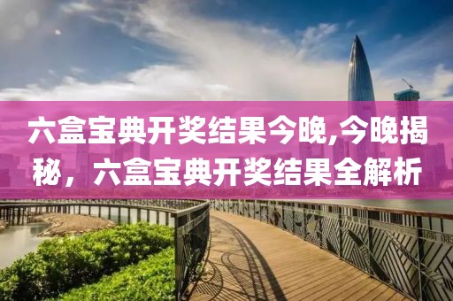 六盒宝典开奖结果今晚,今晚揭秘，六盒宝典开奖结果全解析