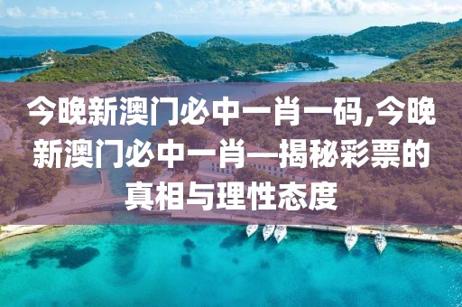 今晚新澳门必中一肖一码,今晚新澳门必中一肖—揭秘彩票的真相与理性态度