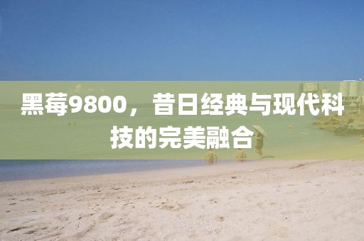 黑莓9800，昔日经典与现代科技的完美融合