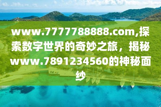 www.7777788888.com,探索数字世界的奇妙之旅，揭秘www.7891234560的神秘面纱