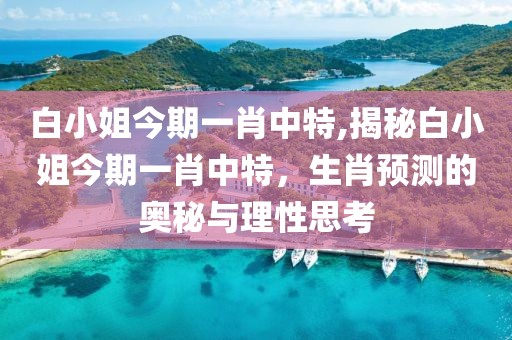 白小姐今期一肖中特,揭秘白小姐今期一肖中特，生肖预测的奥秘与理性思考
