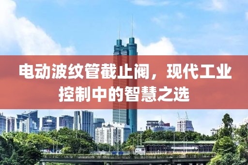 电动波纹管截止阀，现代工业控制中的智慧之选