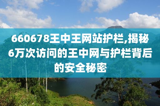 660678王中王网站护栏,揭秘6万次访问的王中网与护栏背后的安全秘密