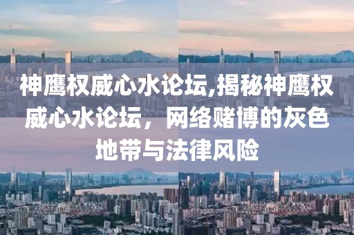 神鹰权威心水论坛,揭秘神鹰权威心水论坛，网络赌博的灰色地带与法律风险